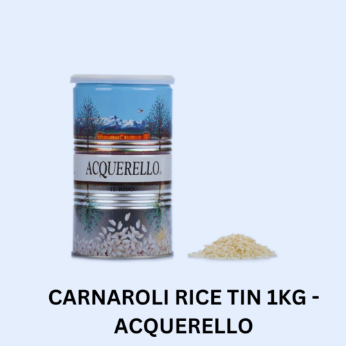 CARNAROLI RICE TIN 1KG - ACQUERELLO