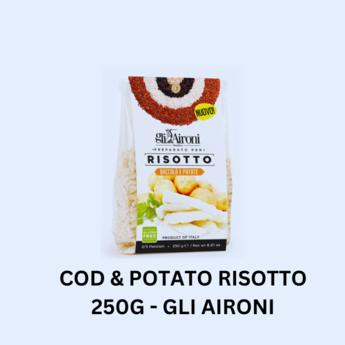 COD & POTATO RISOTTO 250G - GLI AIRONI