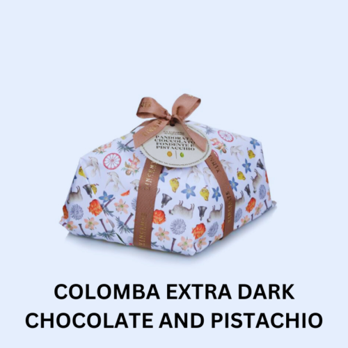 COLOMBA EXTRA DARK CHOCOLATE AND PISTACHIO