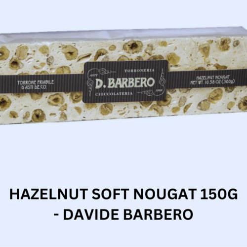 HAZELNUT SOFT NOUGAT 150G - DAVIDE BARBERO