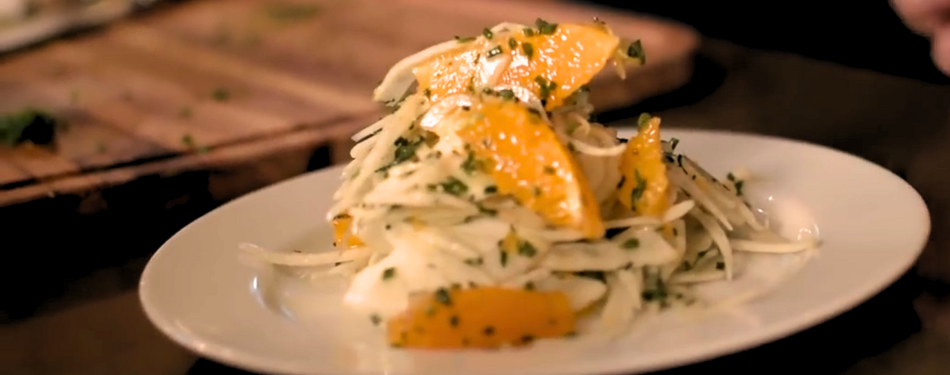 Fennel and orange salad