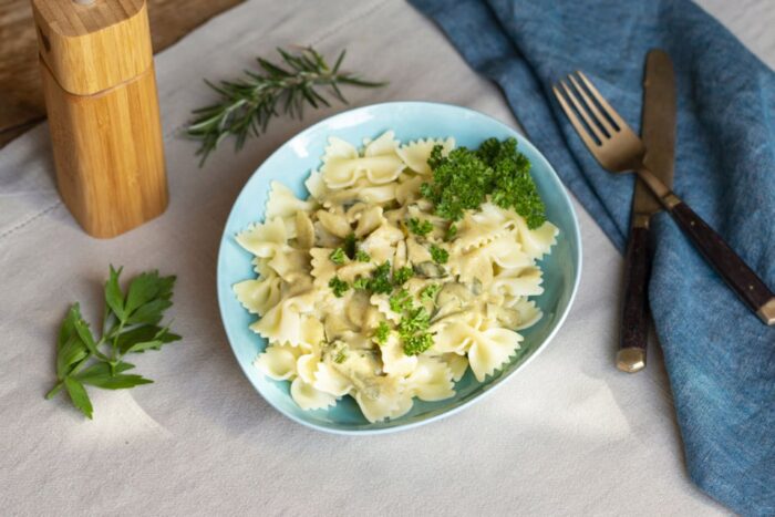 Organic Farfalle, Semola, 500 g bowl